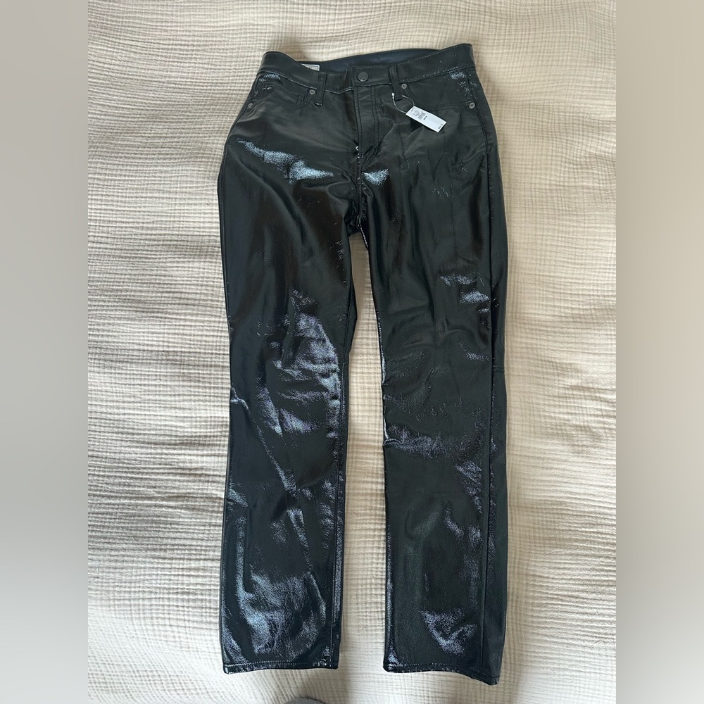GAP Vegan Patent Leather Pants